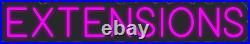 Extensions Hot Pink 36x6 inches Neon LED Sign Decor Wall Lights Bright Store