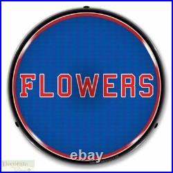 FLOWERS Sign 14 LED Light Store Business Advertise Made USA Lifetime Warranty