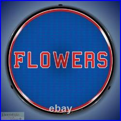 FLOWERS Sign 14 LED Light Store Business Advertise Made USA Lifetime Warranty