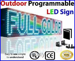 FULL COLOR LED SIGNS GRAPHIC DISPLAY BOARD 7 x 101 STORE SHOP BUSINESS BAORD
