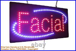Facial Sign Neon Sign LED Open Sign Store Sign Business Sign Window Sign