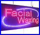 Facial Waxing Sign, TOPKING Signage, LED Neon Open, Store, Window, Shop, Busines