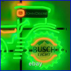 Farm Tractor Busch Light LED Neon Lamp Sign With Dimmer Bar Pub Store Wall Decor