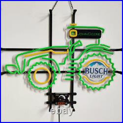Farm Tractor Busch Light LED Neon Lamp Sign With Dimmer Bar Pub Store Wall Decor