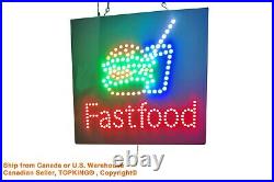 Fastfood Sign, TOPKING Signage, LED Neon Open, Store, Window, Shop, Business