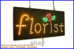 Florist Neon Sign LED Open Sign Store Sign Business Sign Window Sign