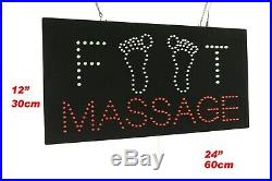 Foot Massage Neon Sign LED Open Sign Store Sign Business Sign Window Sign