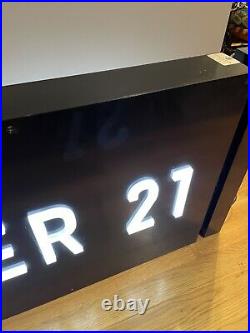 Forever 21 Store Electric Sign Advertising 42x18 LED Sign Double Sided Decor