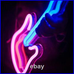Guitar LED Neon Light Sign Dimmable Music Bar Club Store Retro Decor Nightlight