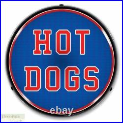 HOT DOGS Sign 14 LED Light Store Business Advertise Made USA Lifetime Warranty