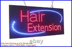 Hair Extension Neon Sign LED Open Sign Store Sign Business Sign Window Sign
