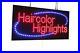 Haircolor Highlight Sign, TOPKING Signage, LED Neon Open, Store, Window, Shop
