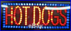 Hot Dogs LED Neon Sign, Hot Dog Store Sign, Business Sign, Window Sign 32 X 13