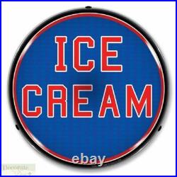 ICE CREAM Sign 14 LED Light Store Business Advertise Made USA Lifetime Warranty