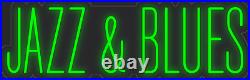Jazz Blues Green 36x11 inches Neon LED Sign Decor Wall Lights Bright Store