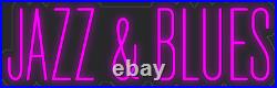Jazz Blues Hot Pink 36x11 inches Neon LED Sign Decor Wall Lights Bright Store