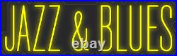Jazz Blues Yellow 36x11 inches Neon LED Sign Decor Wall Lights Bright Store