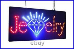 Jewelry Sign, TOPKING Signage, LED Neon Open, Store, Window, Shop, Business