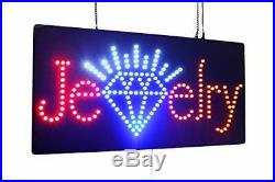 Jewelry Sign TOPKING Signage LED Neon Open Store Window Shop Business Display