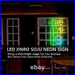 Jinro Soju Neon Sign Store Decor Dimmable Bar Neon Lights LED Soju Signs Wall