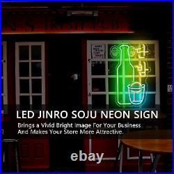 Jinro Soju Neon Sign Store Decor Dimmable Bar Neon Lights LED Soju Signs Wall Mo