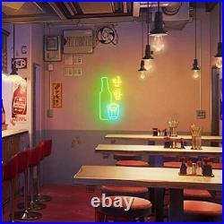 Jinro Soju Neon Sign Store Decor Dimmablear Neon Lights LED Soju Signs Wall B