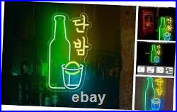 Jinro Soju Neon Sign Store Decor Dimmablear Neon Lights LED Soju Signs Wall B