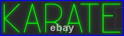 Karate Green 36x11 inches Neon LED Sign Decor Wall Lights Brighten Up Store