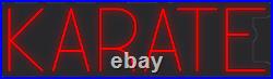 Karate Red 36x11 inches Neon LED Sign Decor Wall Lights Brighten Up Store