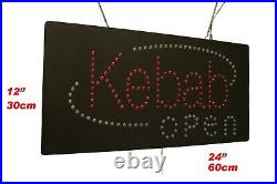 Kebab Open Sign Neon Sign LED Open Sign Store Sign Business Sign Window Sign