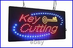 Key Cutting Sign, Signage, LED Neon Open, Store, Window, Shop, Business