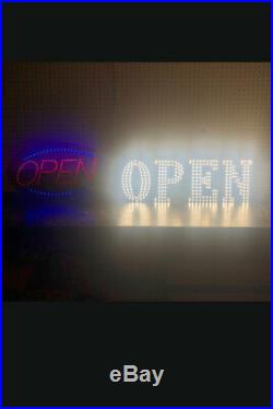 LARGE (17X51) LED Business Sign OPEN Light Bar Store Shop Display Board