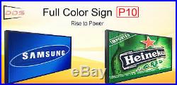 LED Beer store Full color Sign 10MM 12 x 63 programmable Scroll OUTDOOR board