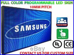 LED Beer store Fullcolor Sign p10, 12 x 63 programmable Scroll Message board
