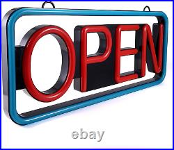 LED Business Advertisement Open Sign Electric Display Store Sign, 24 x 12 inch
