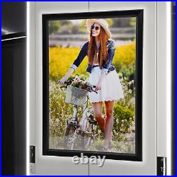 LED Light Box Movie Poster Display Art Sign Advertising Frame Store Wall Mount