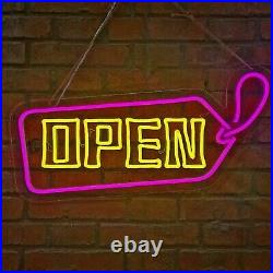LED Light Strip Business Signs Logo OPEN for Store Bar Hotel Xmas Decor US