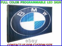 LED SIGNS BUSINESS DISPLAY FULL COLOR 13 x 63 SHOP STORE OPEN BILLBOARD
