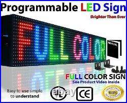 LED SIGNS MULTI COLOR 6 x 88 DIGITAL DISPLAY STORE SHOP OPEN DISPLAY BOARD