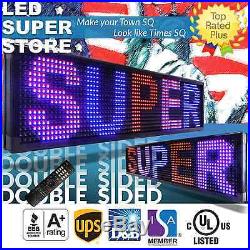 LED SUPER STORE 3C/RBP/IR/2F 12x50 Programmable Scroll. Message Display Sign