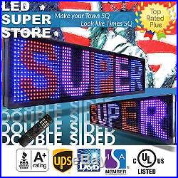 LED SUPER STORE 3C/RBP/IR/2F 12x50 Programmable Scroll. Message Display Sign