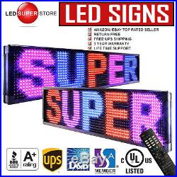 LED SUPER STORE 3C/RBP/IR/2F 15x66 Programmable Scroll. Message Display Sign
