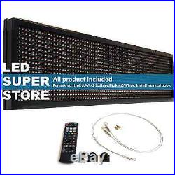 LED SUPER STORE 3C/RBP/IR/2F 19x102 Programmable Scroll. Message Display Sign
