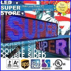 LED SUPER STORE 3C/RBP/IR/2F 19x69 Programmable Scroll. Message Display Sign
