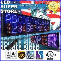 LED SUPER STORE 3C/RBP/IR/2F 22x117 Programmable Scroll. Message Display Sign
