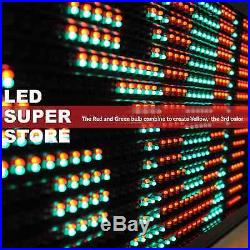LED SUPER STORE 3C/RGY/IR/2F 12x60 Programmable Scroll. Message Display Sign