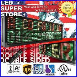 LED SUPER STORE 3C/RGY/IR/2F 28x103 Programmable Scroll. Message Display Sign