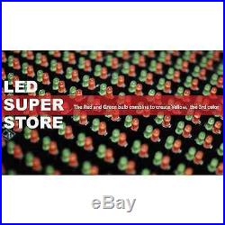 LED SUPER STORE 3C/RGY/IR/2F 36x52 Programmable Scroll. Message Display Sign