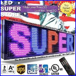 LED SUPER STORE 3COL/RBP/IR 12x31 Programmable Scrolling EMC Display MSG Sign