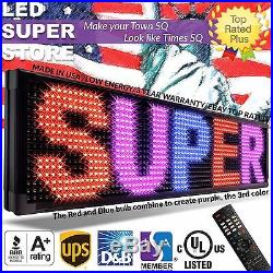 LED SUPER STORE 3COL/RBP/IR 12x31 Programmable Scrolling EMC Display MSG Sign